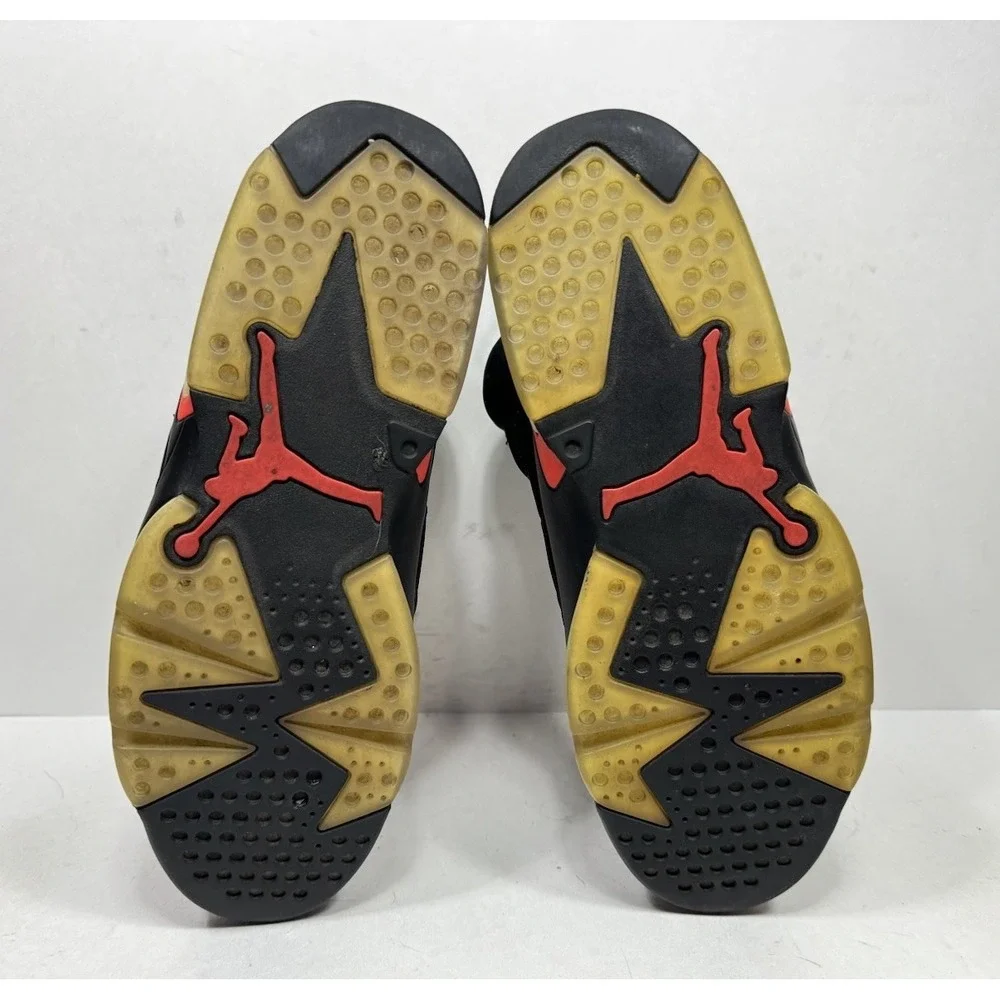 Jordan Air Jordan 6 Retro Infrared Black Red 2019 Nubuck Men's Sz 11 384664-060